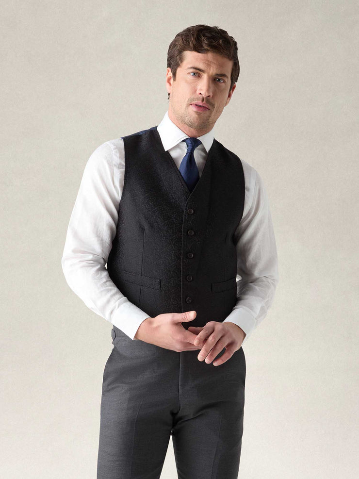 Astaire Textured Brocade Formal Vest