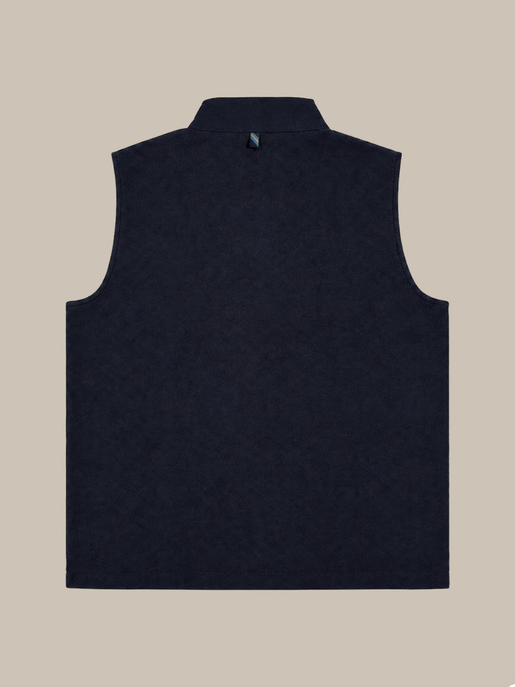 Braun Nylon to Wool Reversible Vest