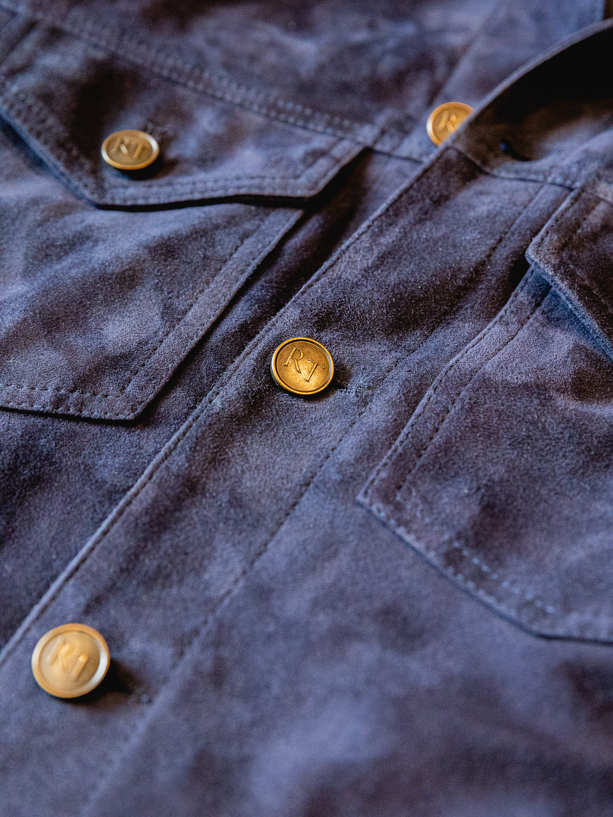 Elliott Suede Trucker Jacket image