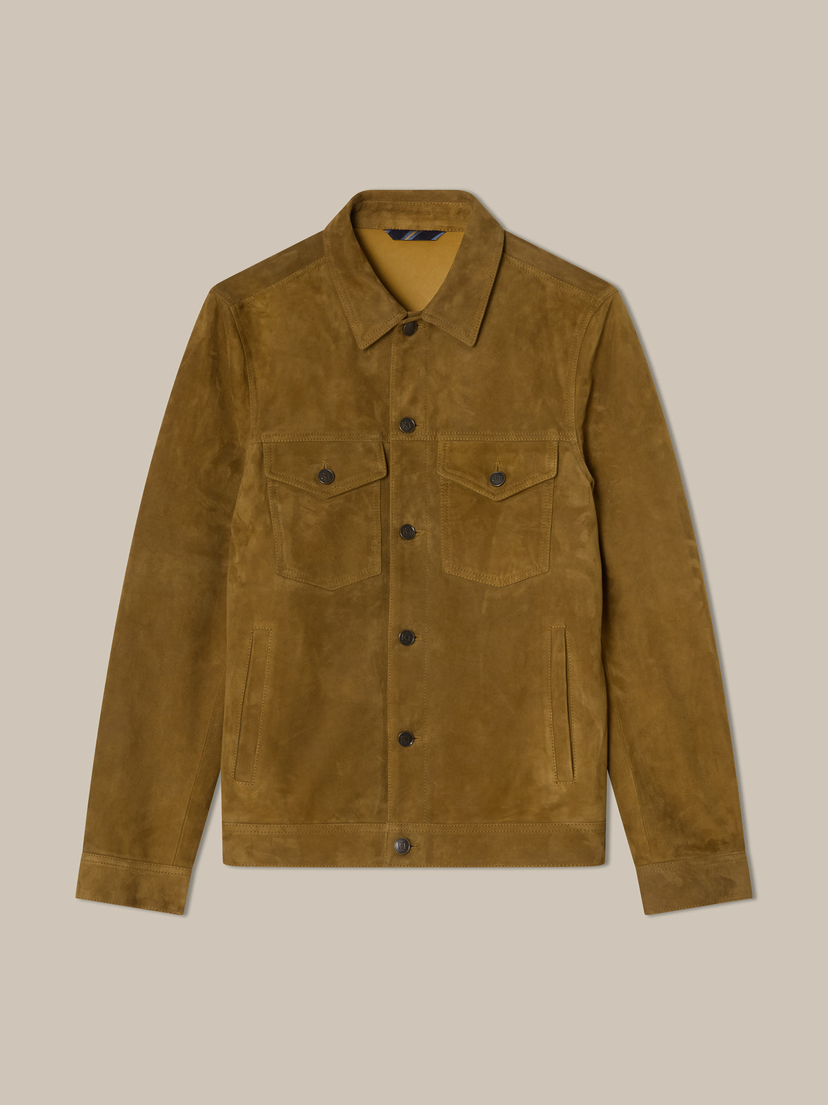 Elliott Suede Trucker Jacket image