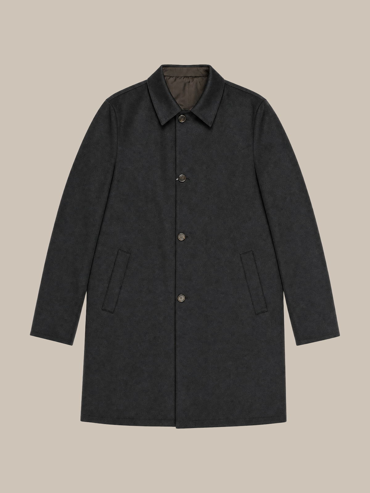 Broderick Cashmere Reversible Trench