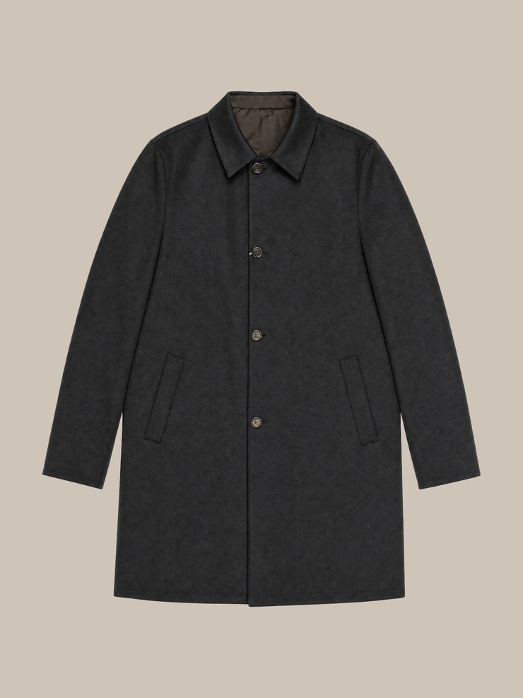 Broderick Cashmere Reversible Trench