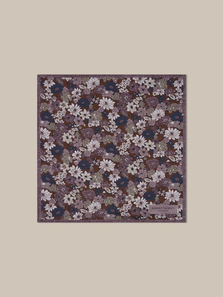 Collins Floral Double Print Pocket Square