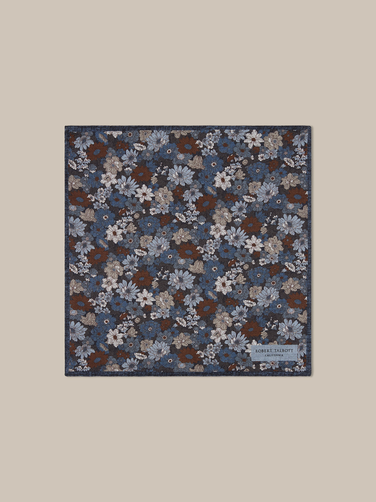 Collins Floral Double Print Pocket Square