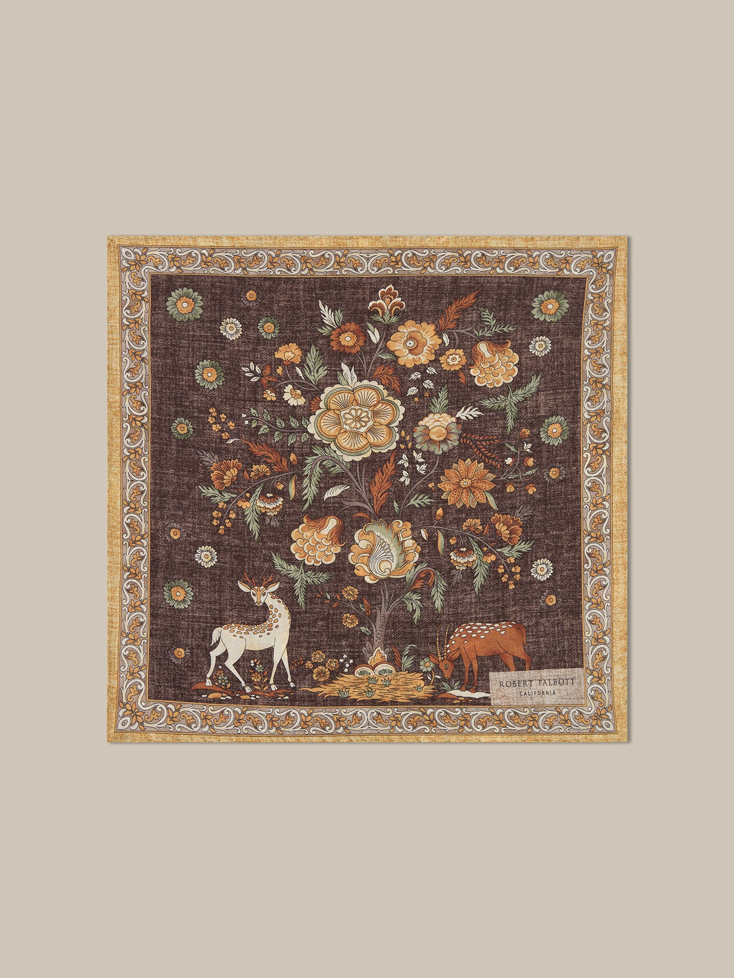 Collins Garden Double Print Pocket Square