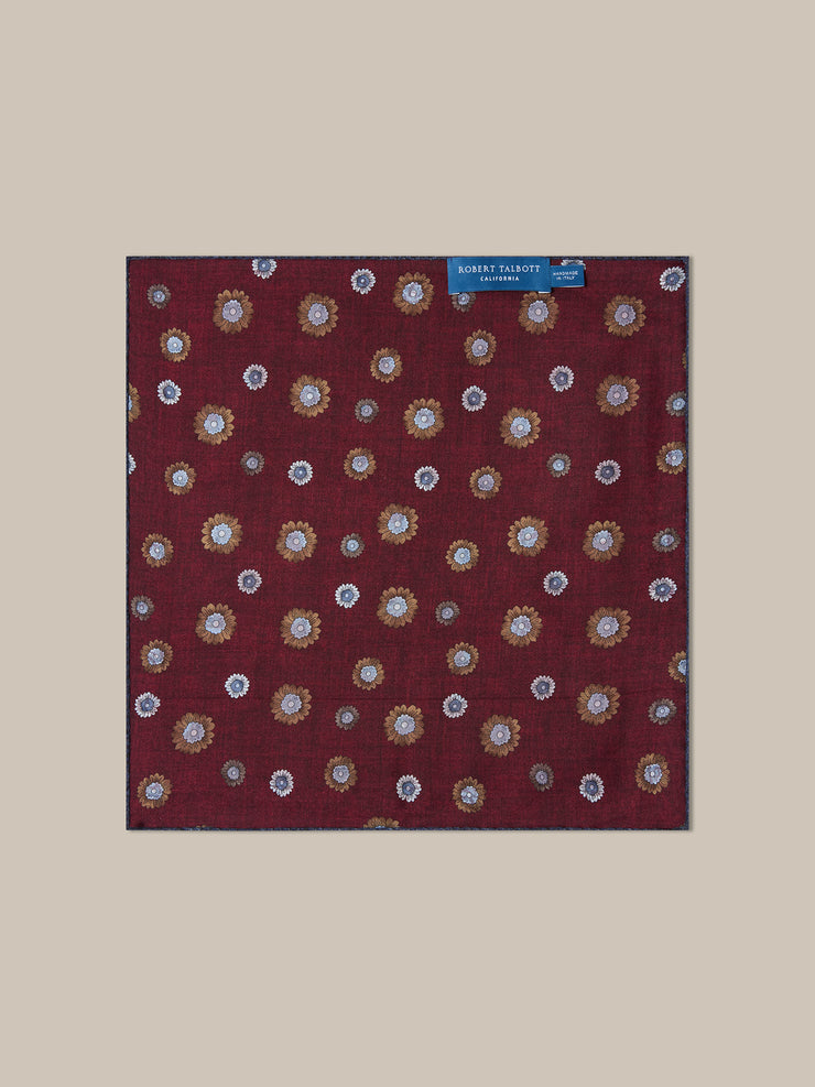Collins Garden Double Print Pocket Square