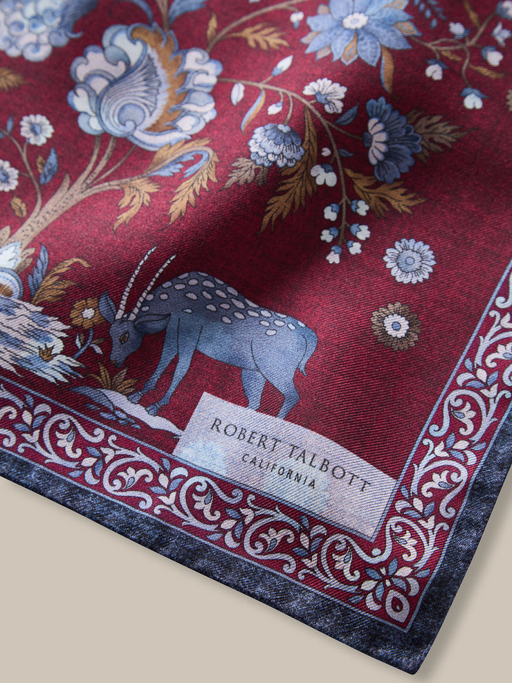 Collins Garden Double Print Pocket Square