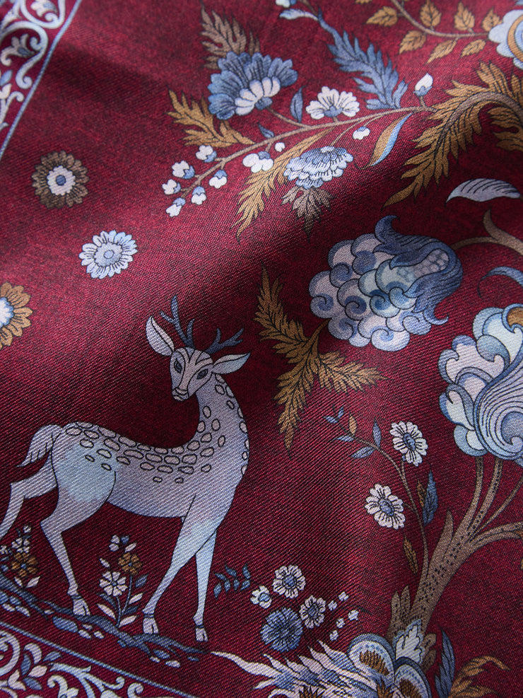 Collins Garden Double Print Pocket Square