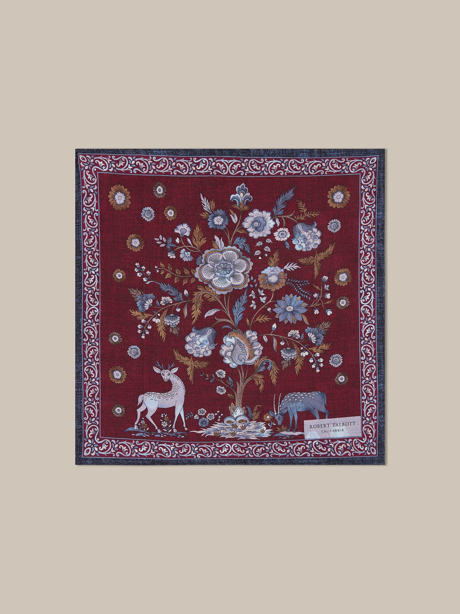 Collins Garden Double Print Pocket Square