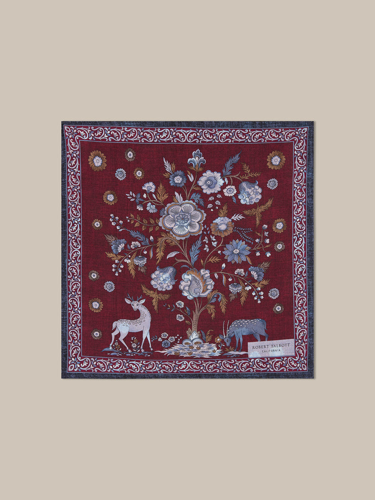 Collins Garden Double Print Pocket Square