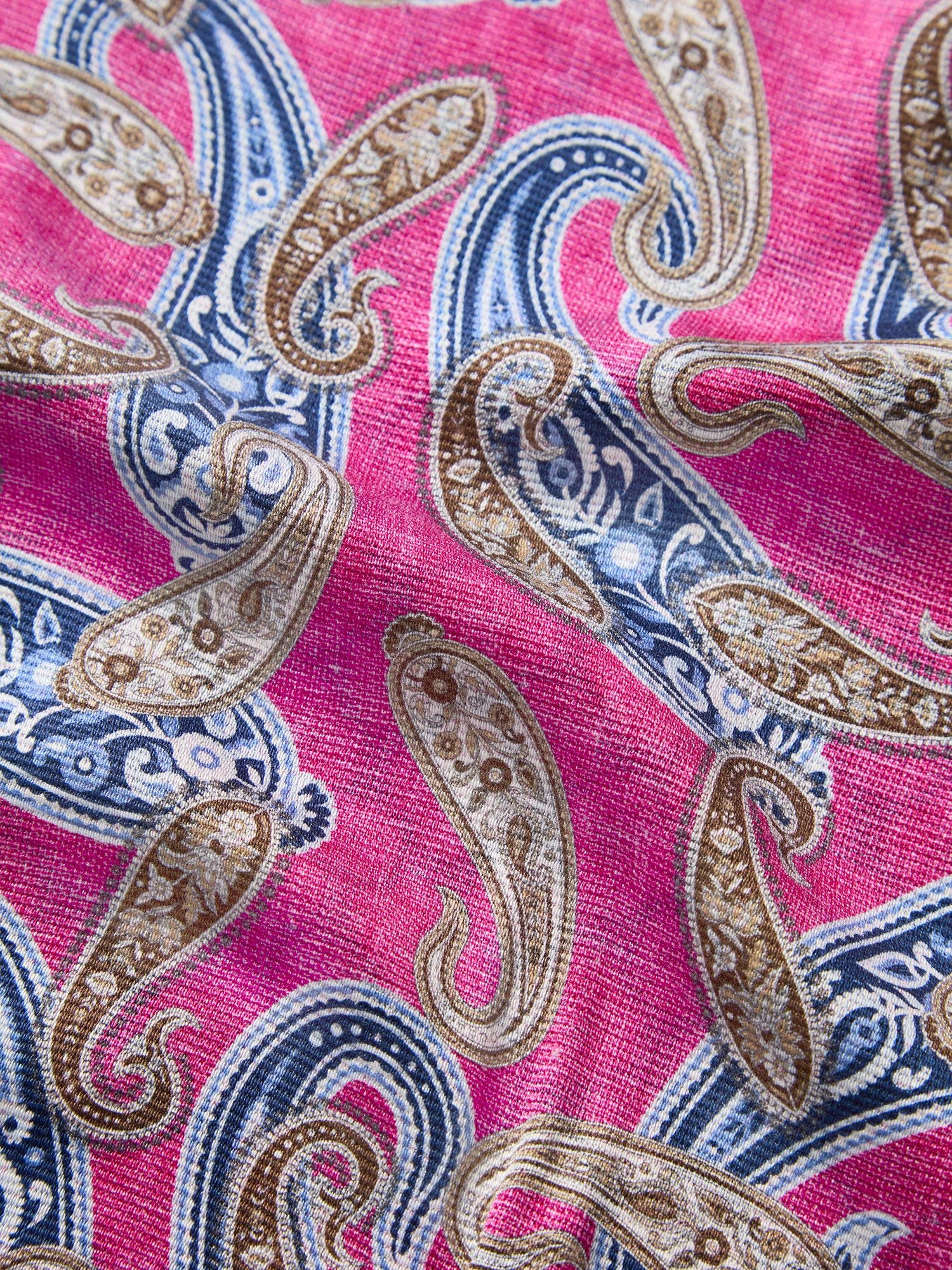 Collins Paisley Medallion Double Print Pocket Square