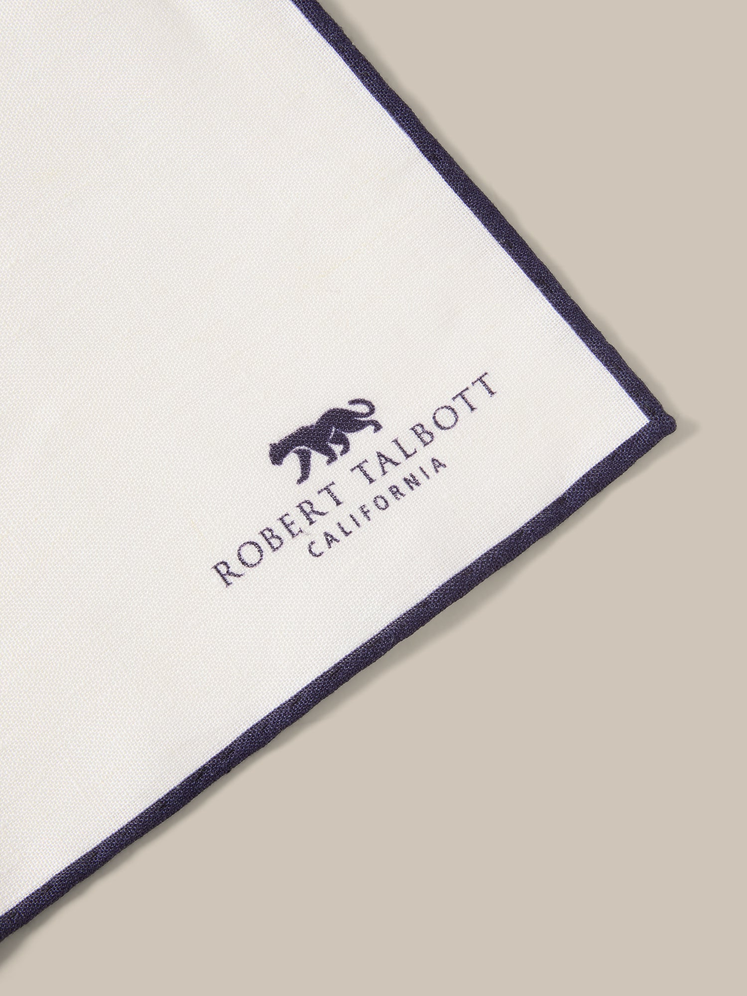 Caine Linen Pocket Square