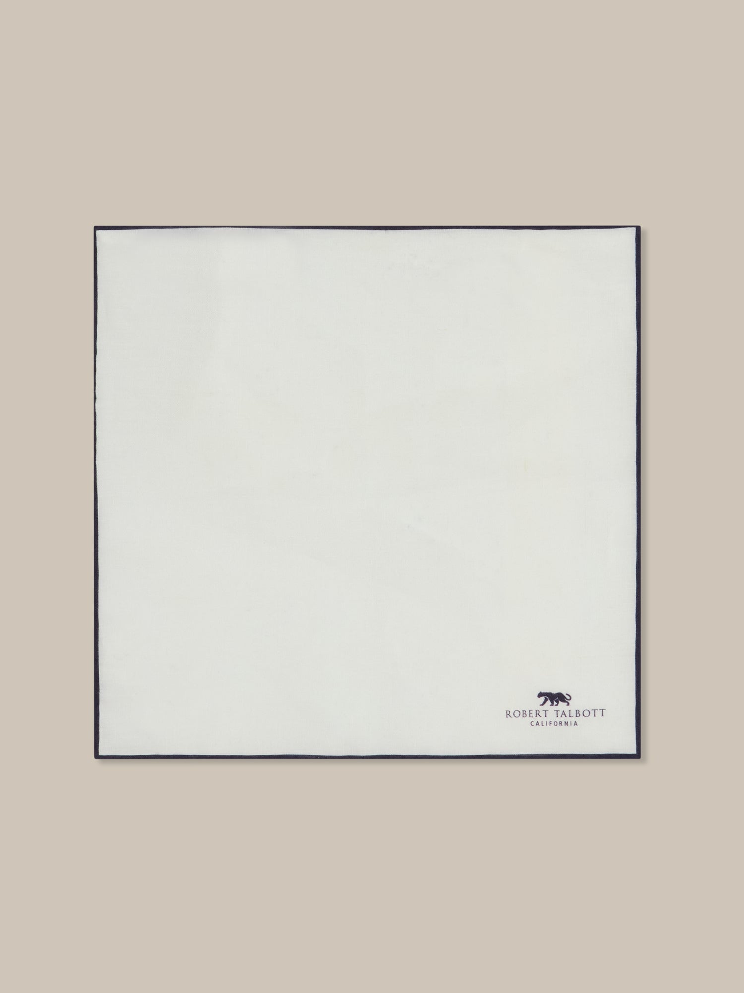 Caine Linen Pocket Square