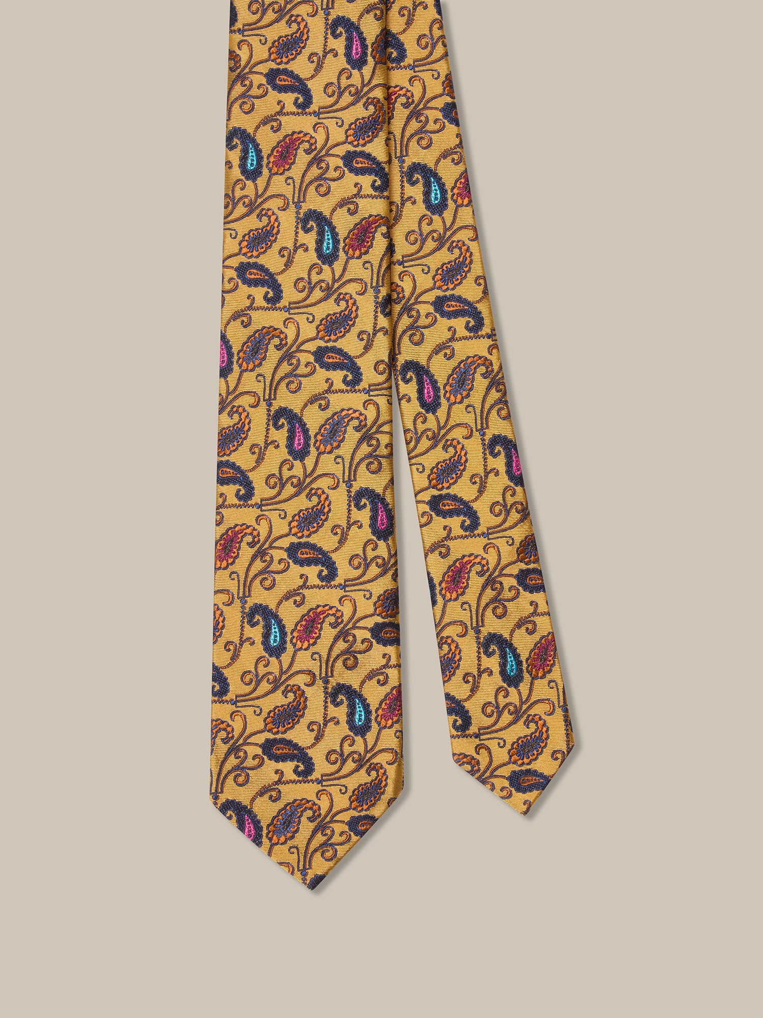 Newman Pine Paisley Necktie