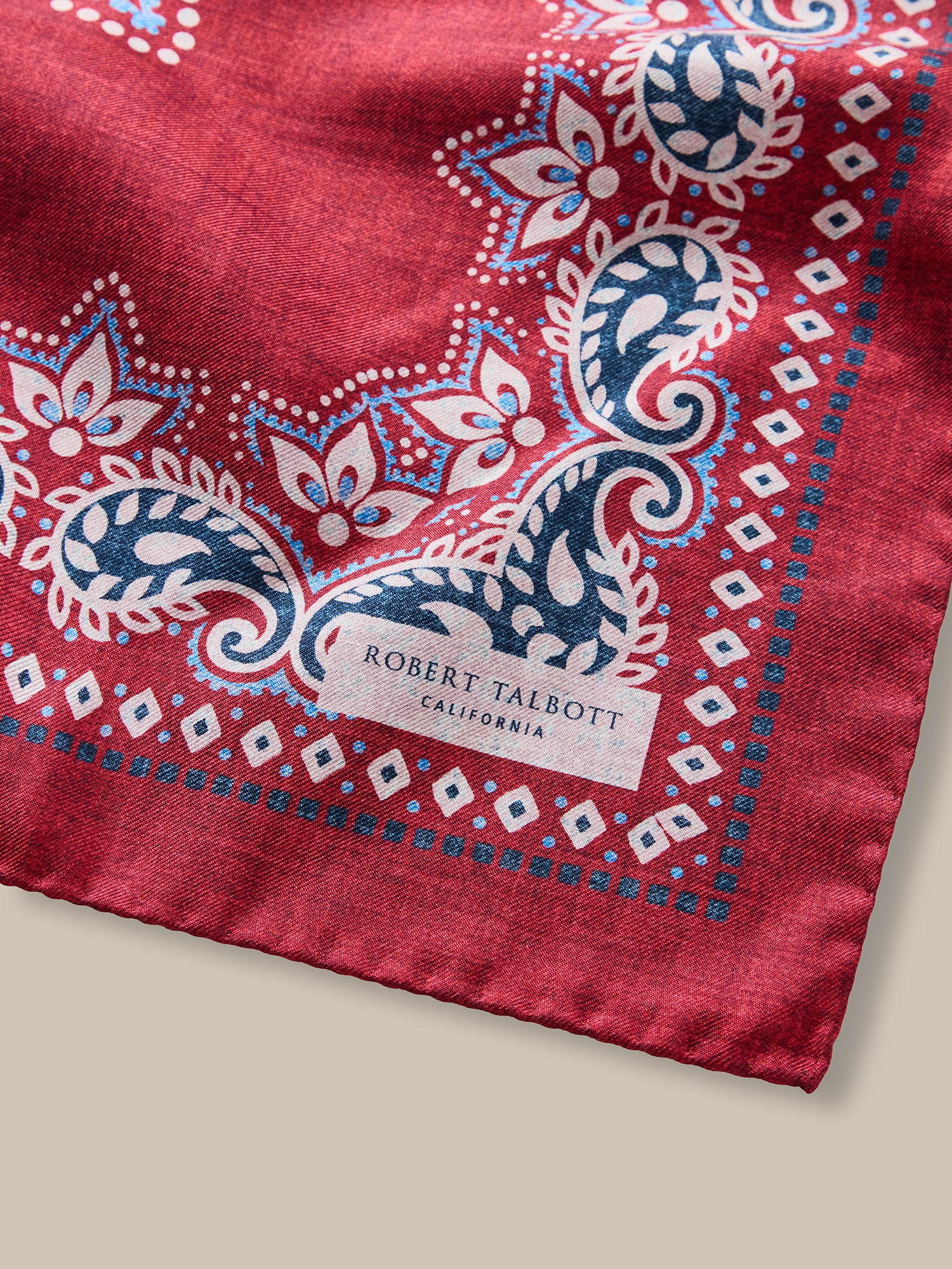 Harmon Reversible Floral Paisley Neckerchief