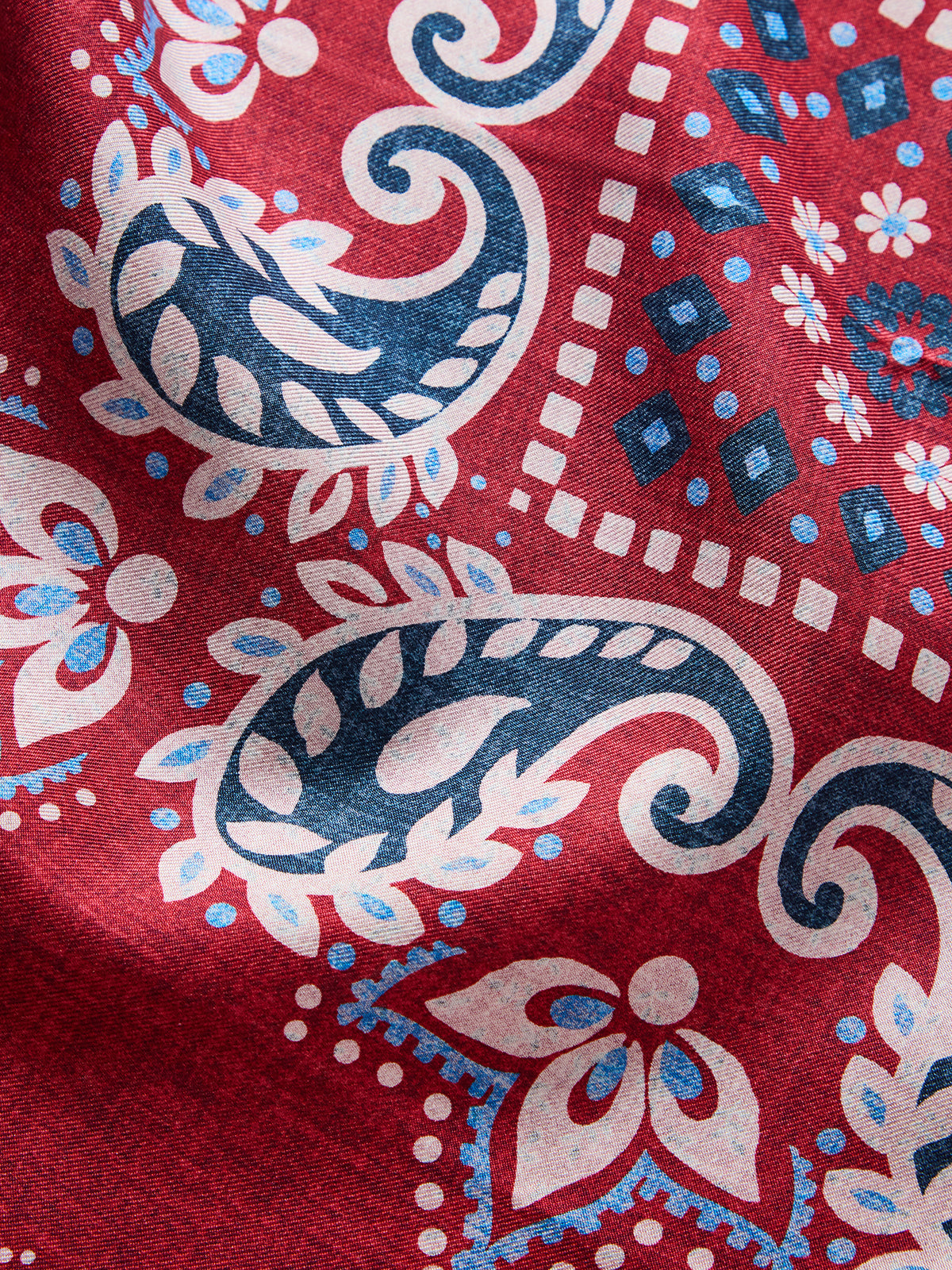 Harmon Reversible Floral Paisley Neckerchief image