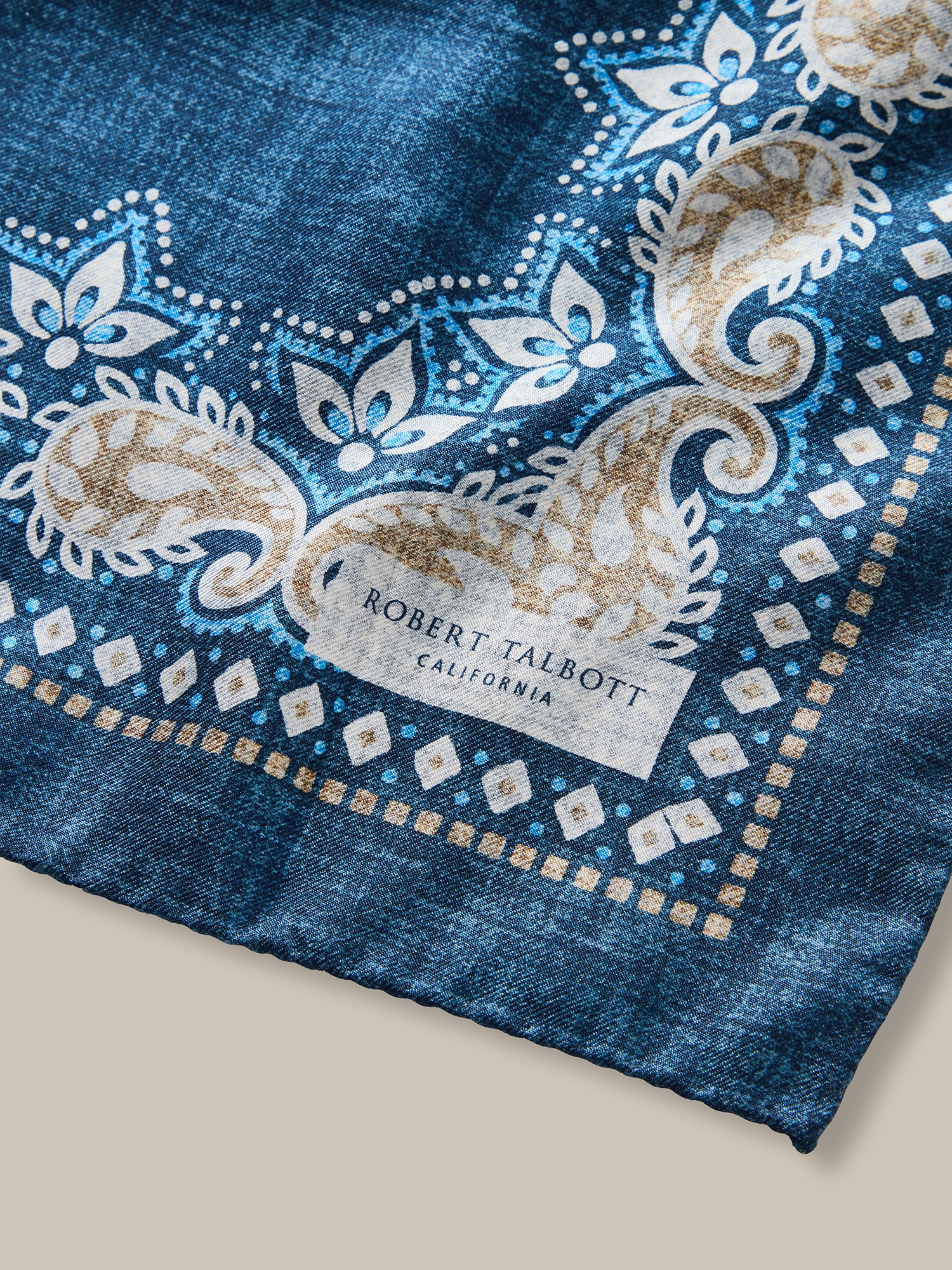 Harmon Reversible Floral Paisley Neckerchief