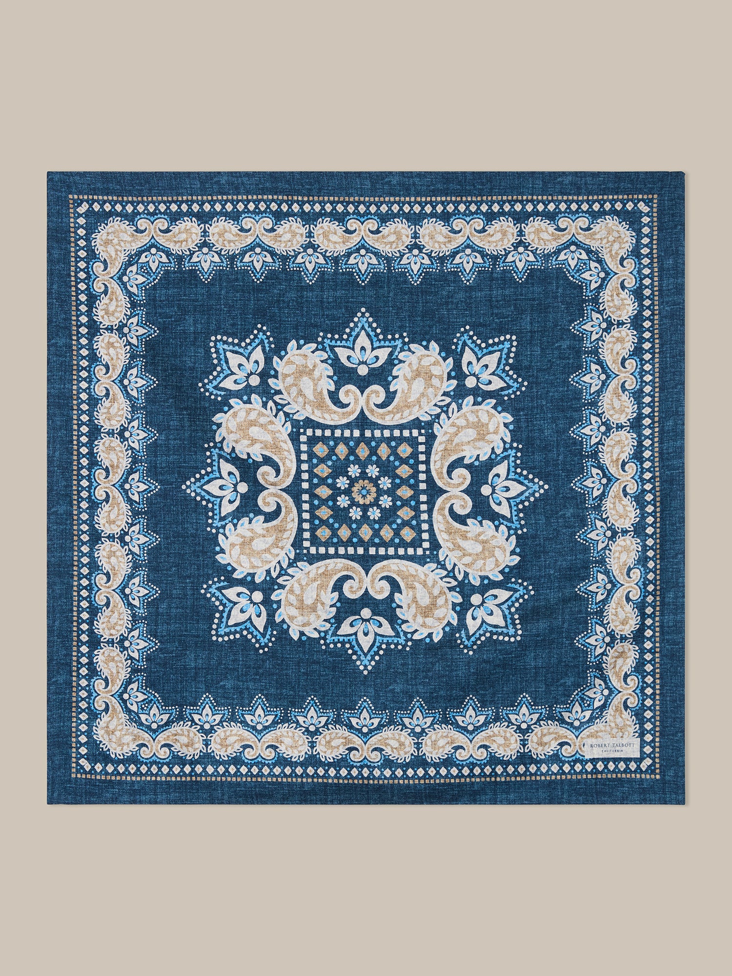 Harmon Reversible Floral Paisley Neckerchief