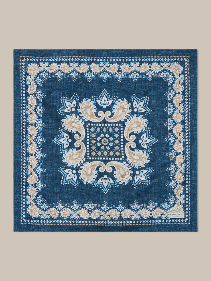 Harmon Reversible Floral Paisley Neckerchief