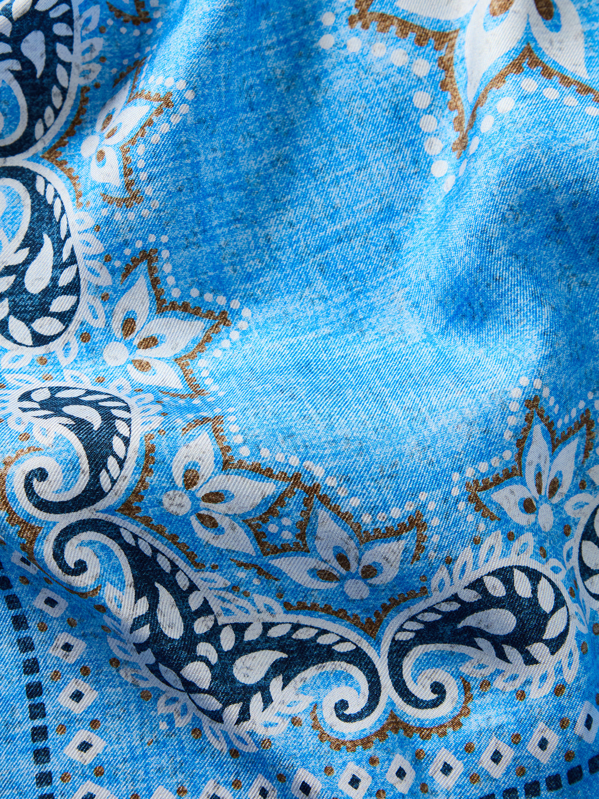 Harmon Reversible Floral Paisley Neckerchief image