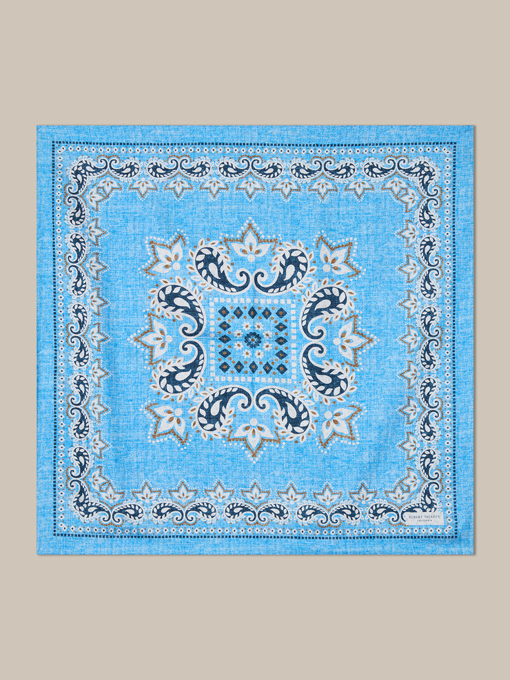 Harmon Reversible Floral Paisley Neckerchief