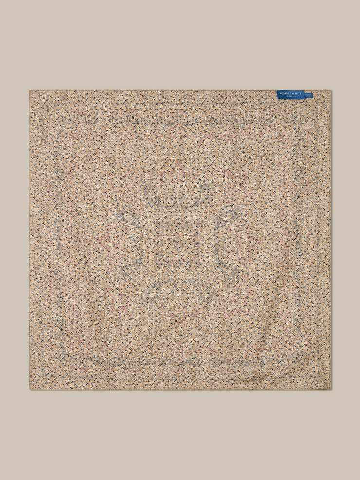 Harmon Reversible Floral Paisley Neckerchief