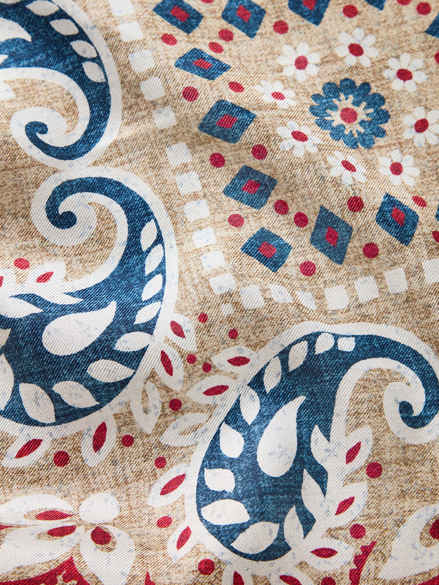 Harmon Reversible Floral Paisley Neckerchief