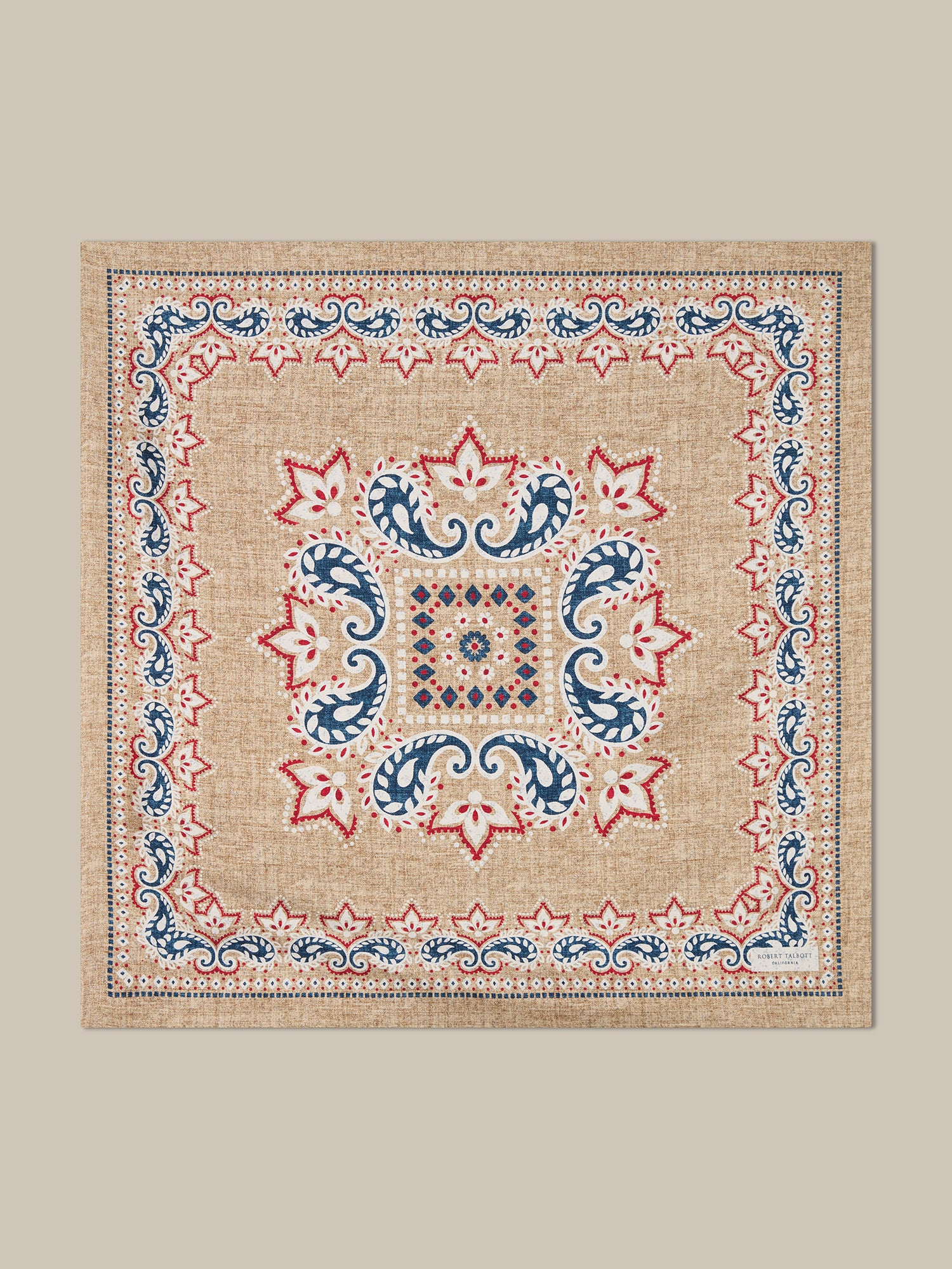 Harmon Reversible Floral Paisley Neckerchief