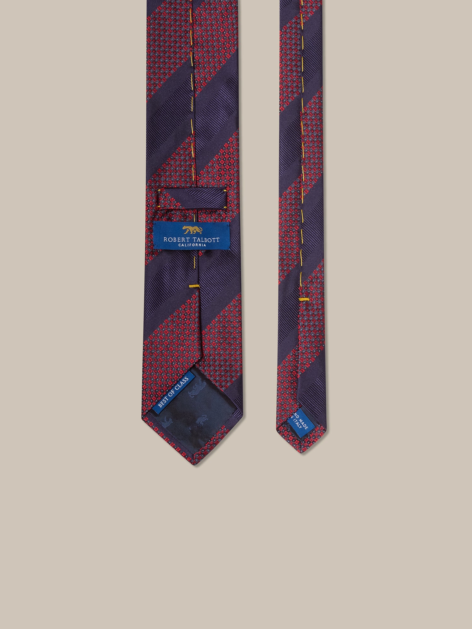 Robert Neat Repp Best of Class Necktie