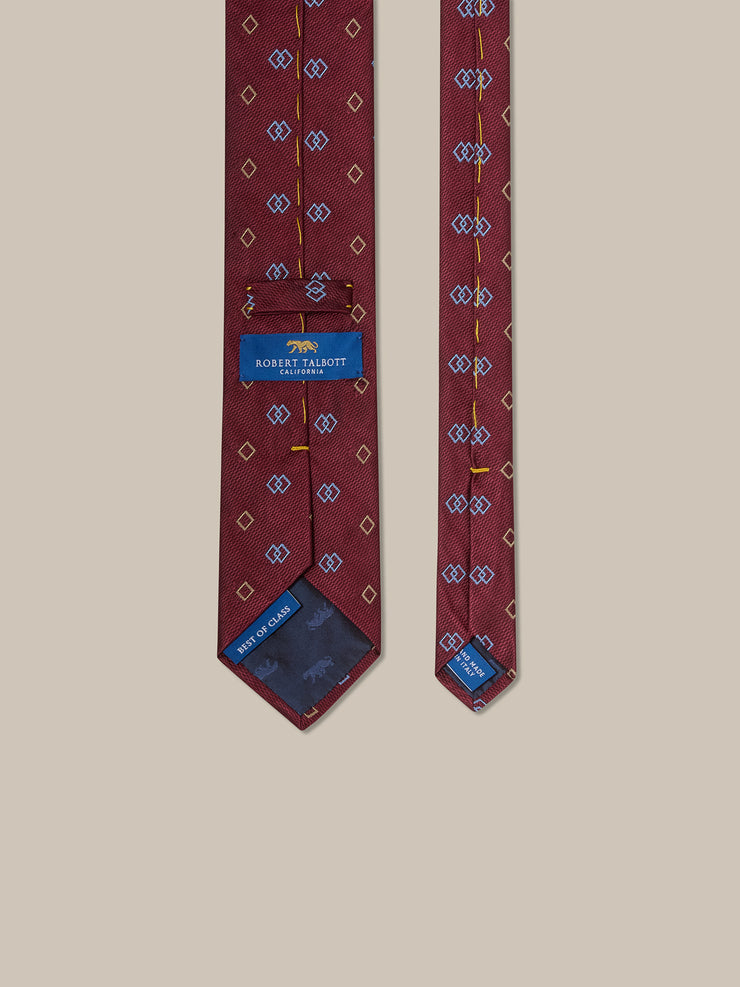 Robert Diamond Jacquard Best of Class Necktie