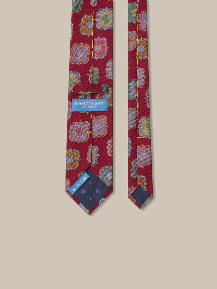 Robert Large Medallion Necktie