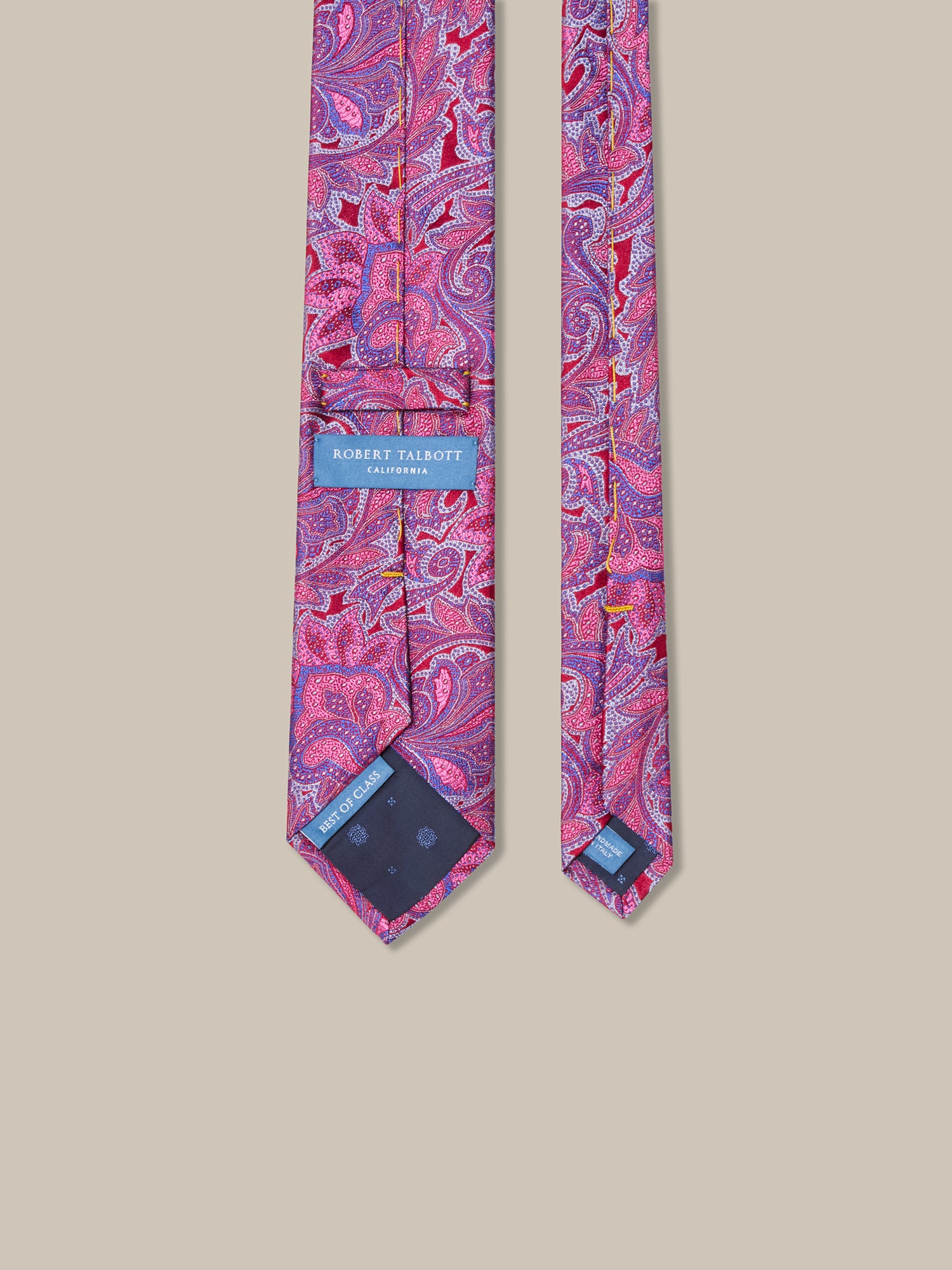Robert Dotted Paisley Necktie
