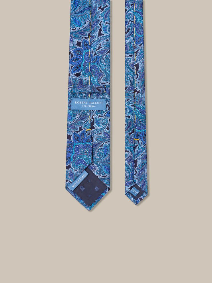 Robert Dotted Paisley Necktie