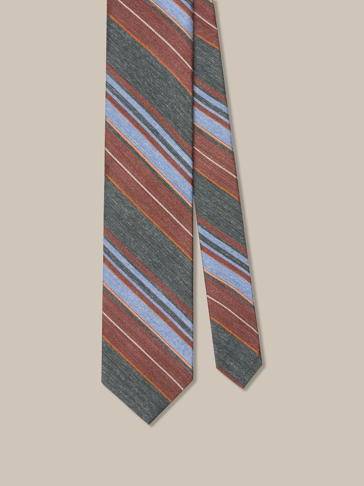 Robert Large Multi Repp Necktie image