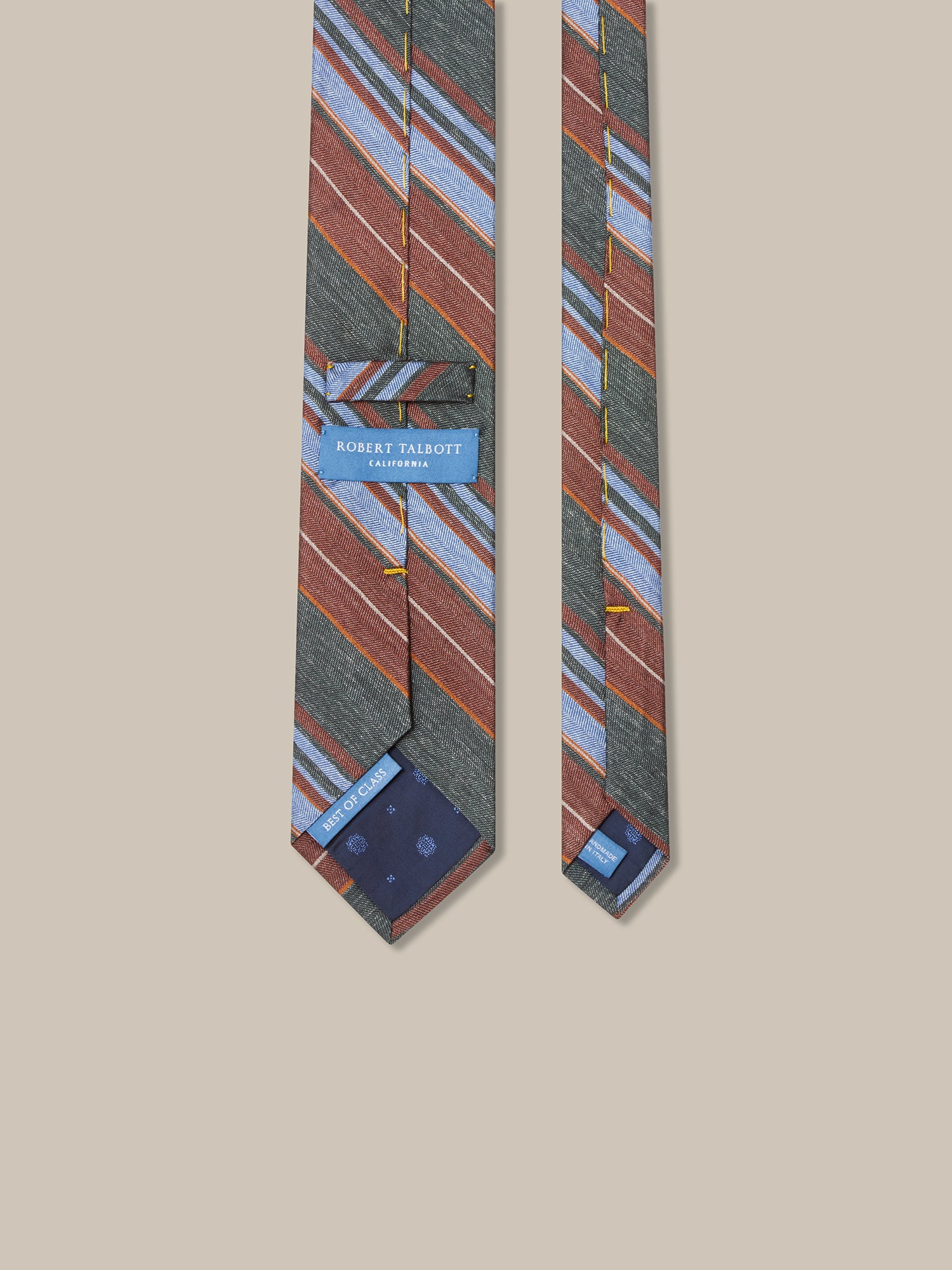 Robert Large Multi Repp Necktie image