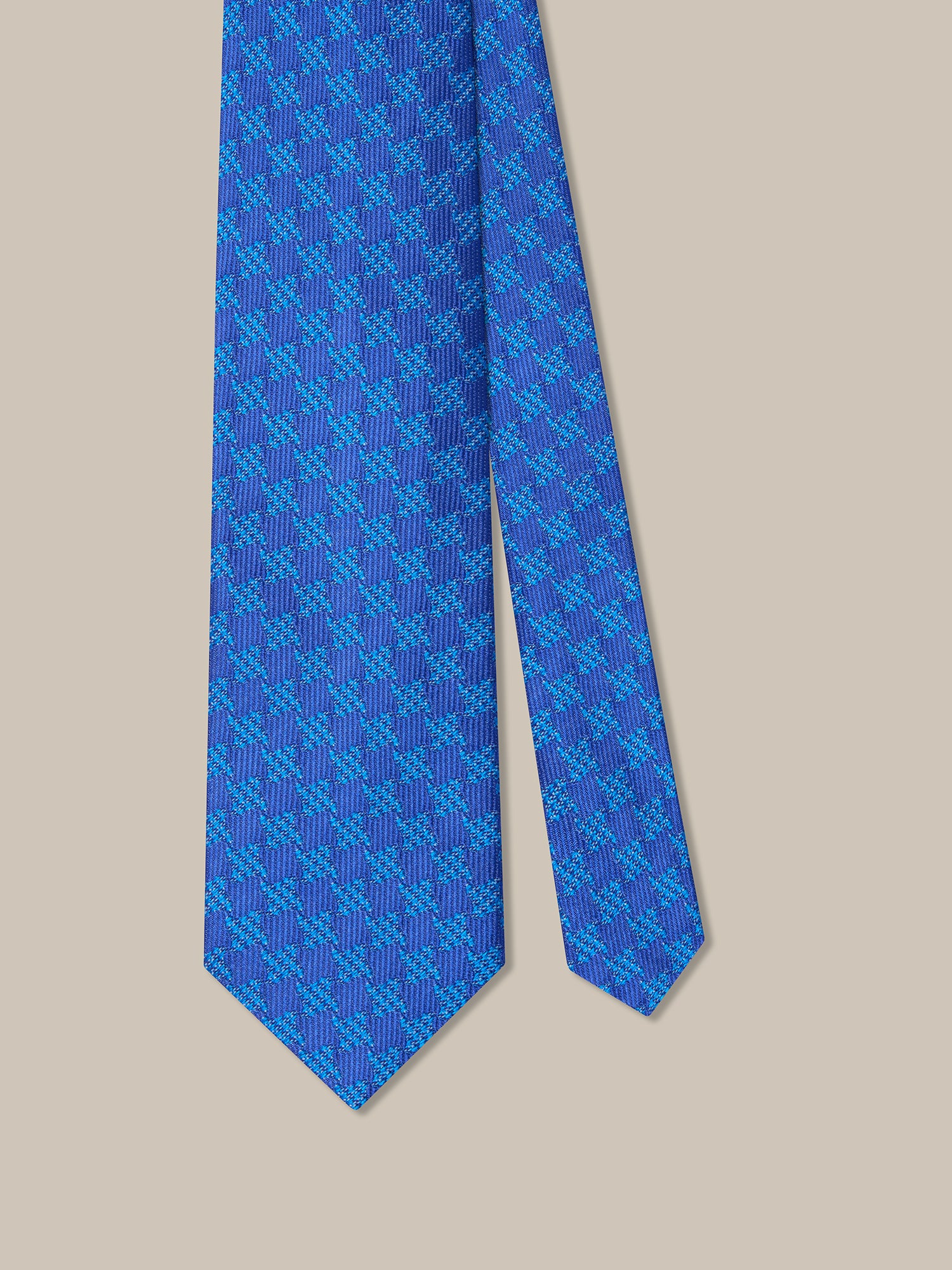 Robert Large Houndstooth Jacquard Best of Class Necktie