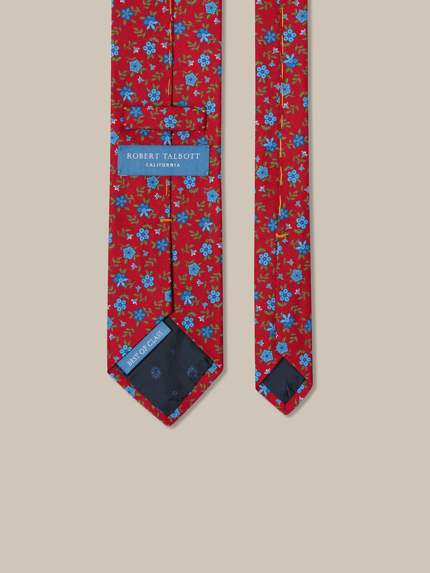 Robert Flowers Ribbed Silk Best of Class Necktie image