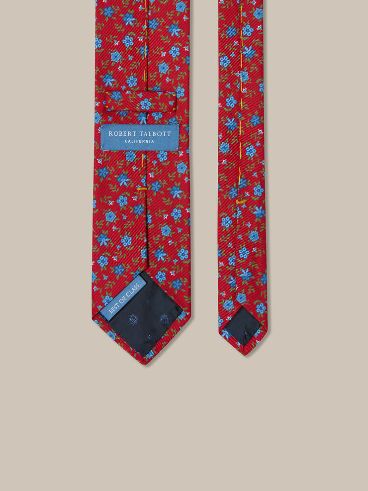 Robert Flowers Ribbed Silk Best of Class Necktie