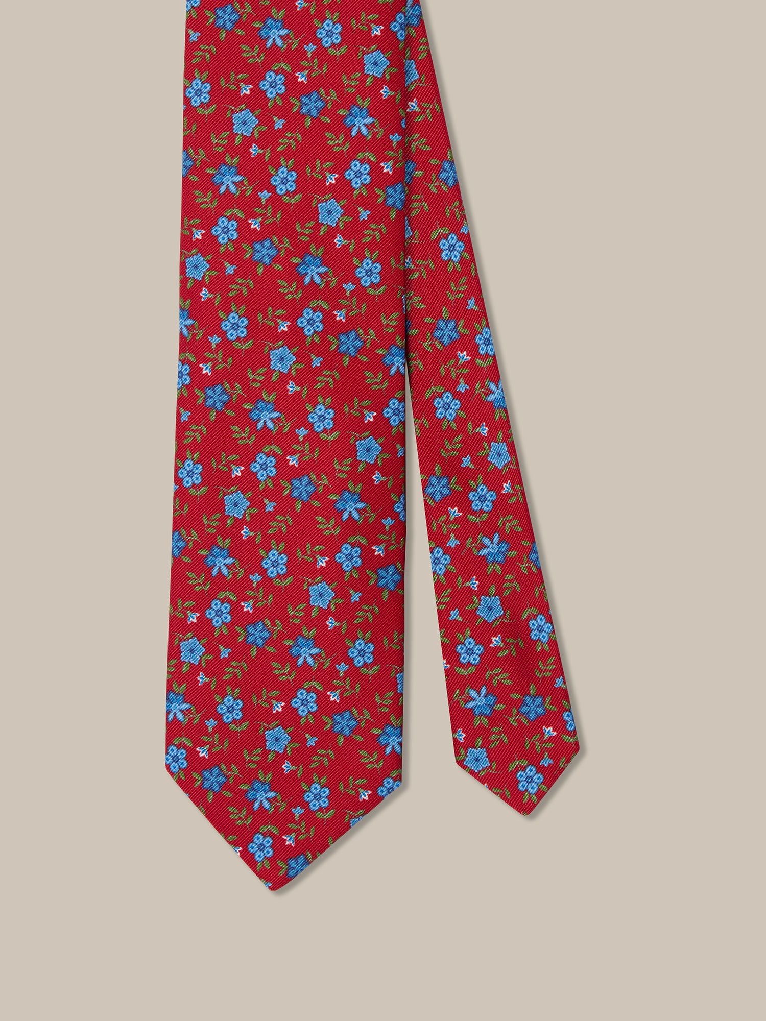 Robert Flowers Ribbed Silk Best of Class Necktie