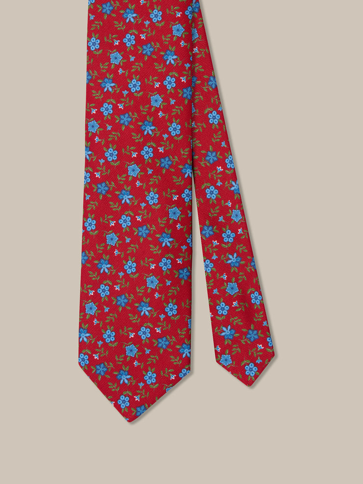 Robert Flowers Ribbed Silk Best of Class Necktie