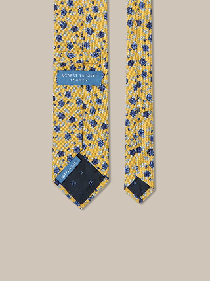 Robert Flowers Ribbed Silk Best of Class Necktie