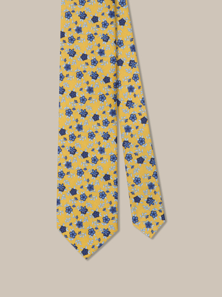 Robert Flowers Ribbed Silk Best of Class Necktie