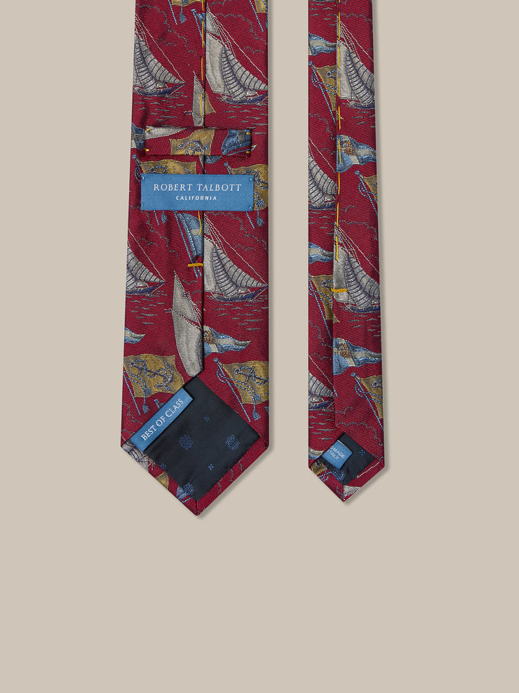 Robert Boat Flags Best of Class Necktie