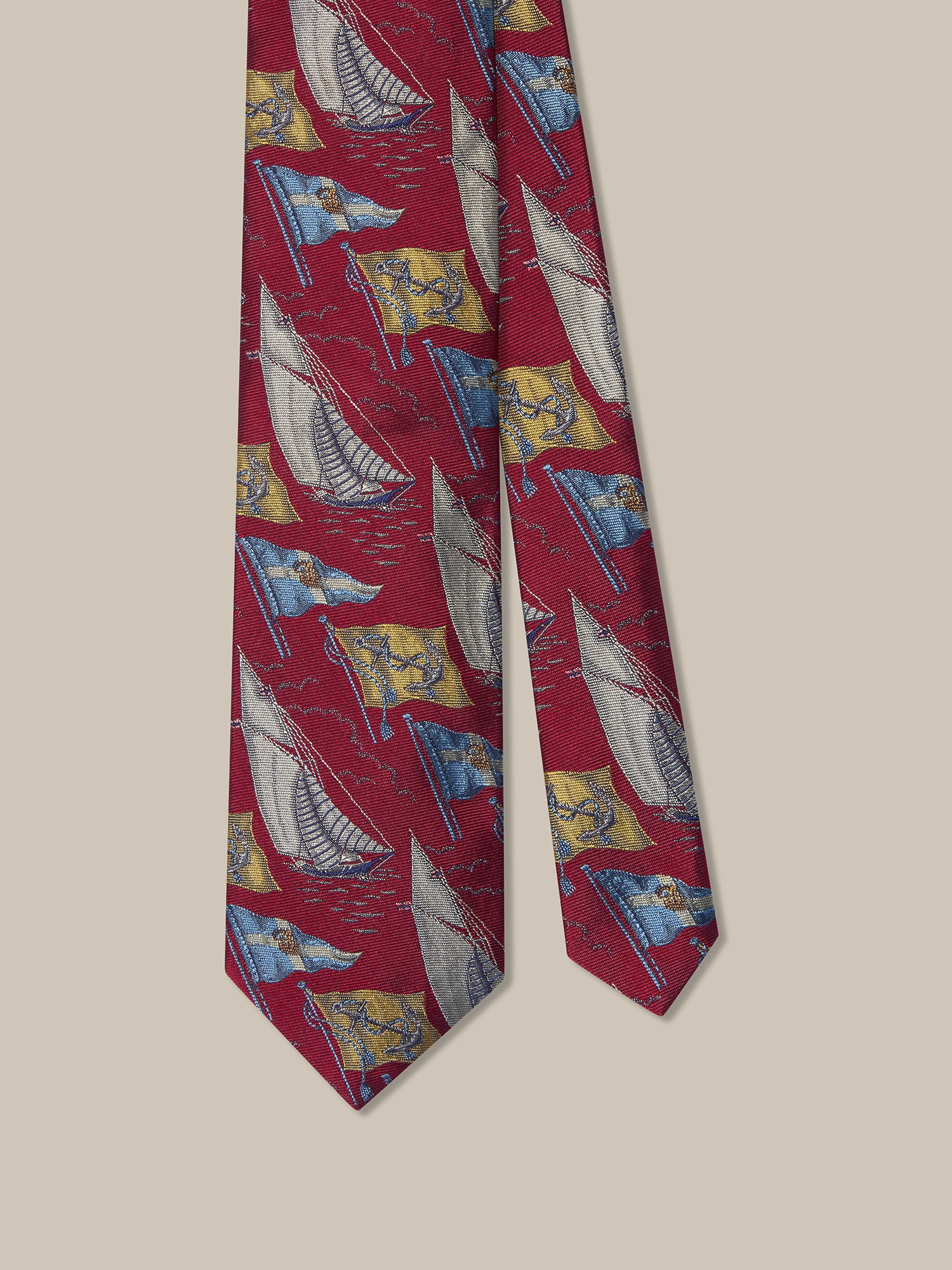 Robert Boat Flags Best of Class Necktie
