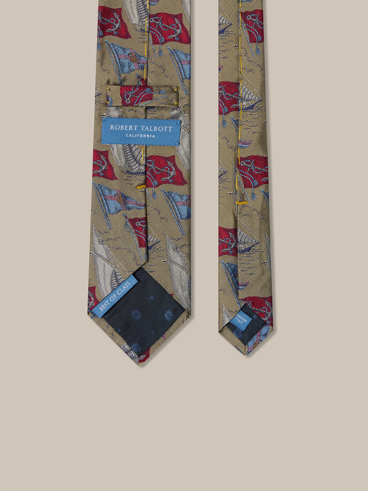 Robert Boat Flags Best of Class Necktie