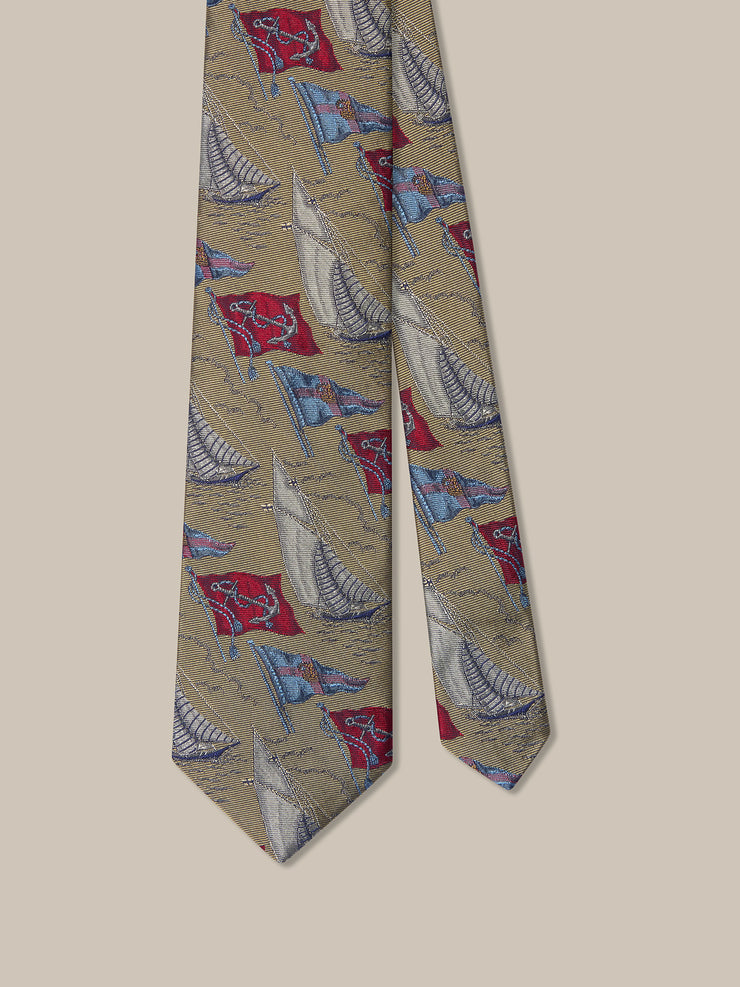 Robert Boat Flags Best of Class Necktie
