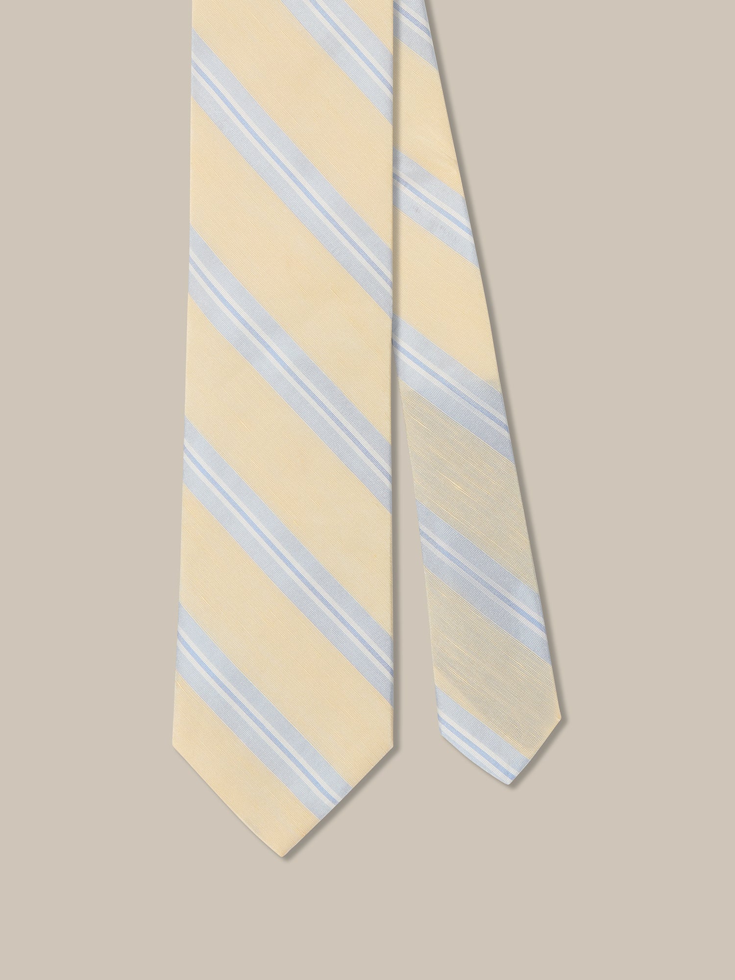 Robert Silk Linen Stripe Best of Class Necktie image