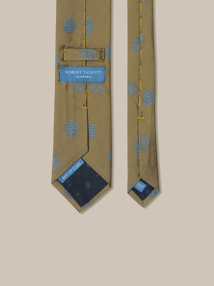 Robert Oval Geo Jacquard Best of Class Necktie