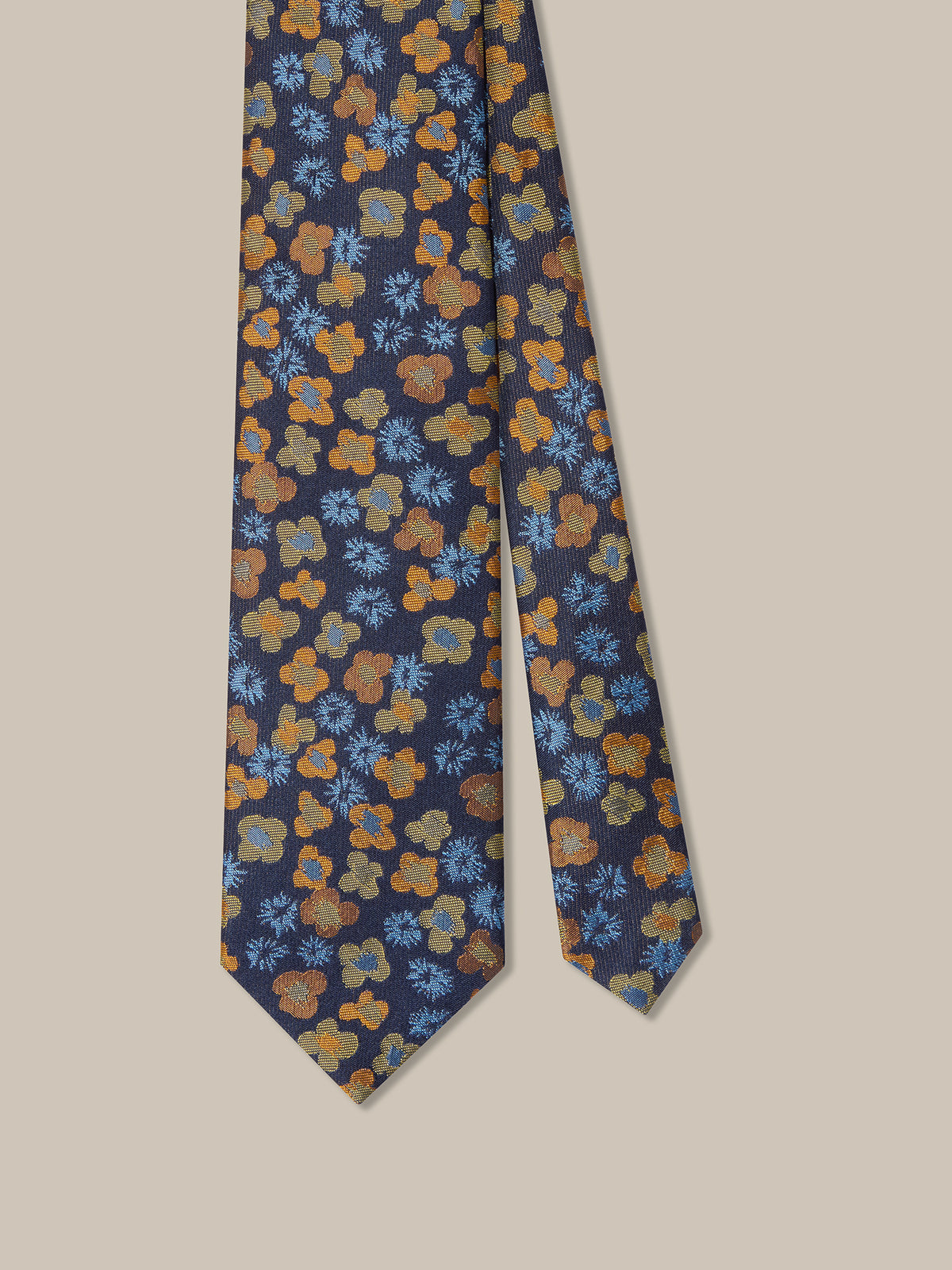 Robert Poppy Floral Best of Class Necktie