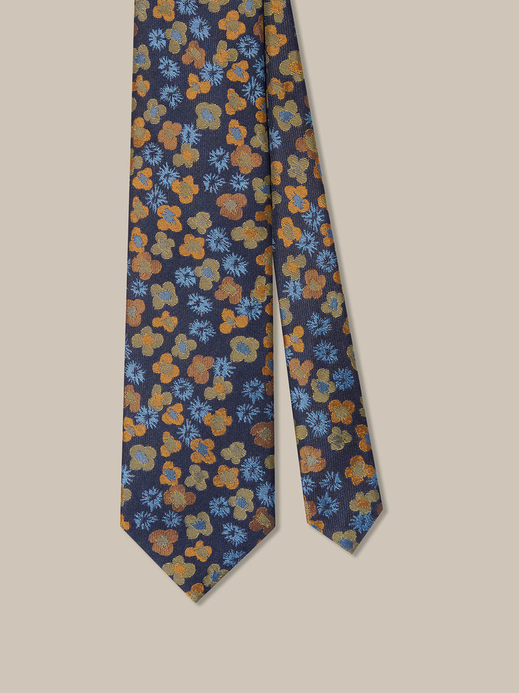 Robert Poppy Floral Best of Class Necktie